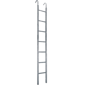 Scaffolding Steel Straight Ladder With Welded Hook